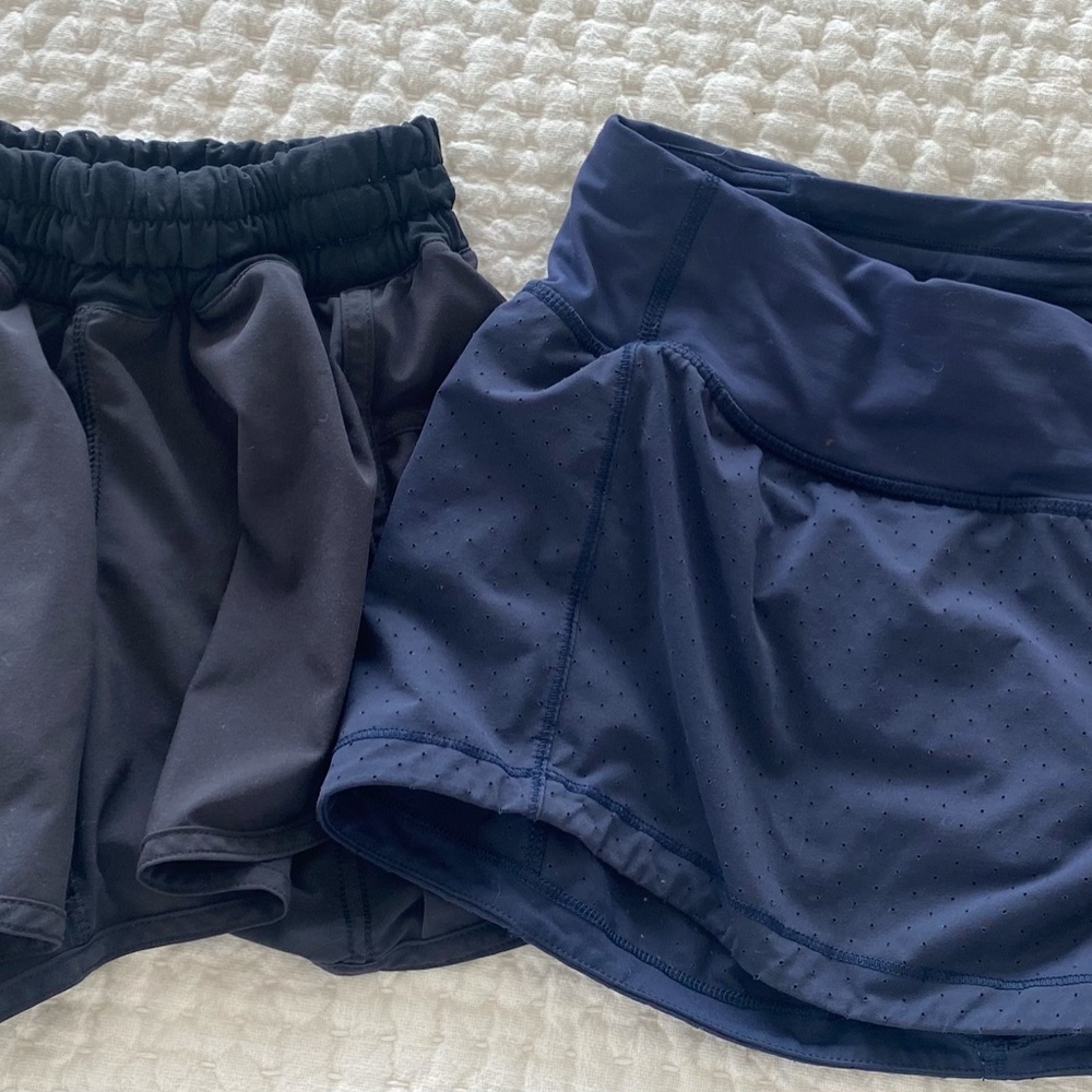 lot Lululemon shorts size 4